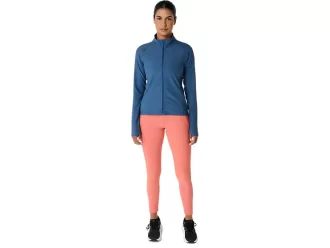 Calça feminina canelada de cintura alta 7/8 justa