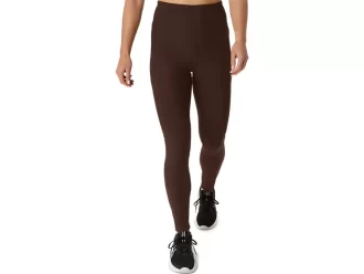 Calça feminina canelada de cintura alta 7/8 justa