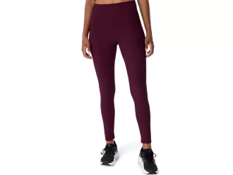 Calça feminina canelada de cintura alta 7/8 justa