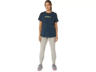 Calça feminina de treino com elasticidade no tronco