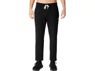 Calça reta de malha pesada