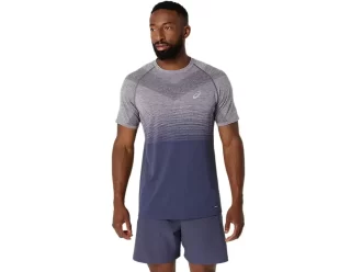 Camisa masculina de manga curta sem costura
