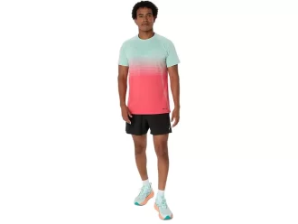 Camisa masculina de manga curta sem costura