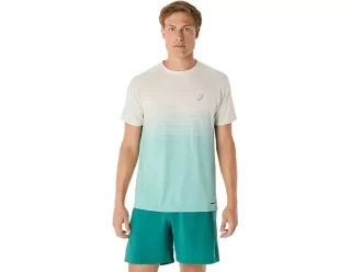 Camisa masculina de manga curta sem costura