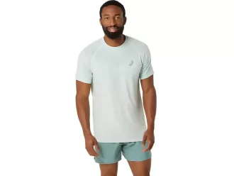Camisa masculina de manga curta sem costura