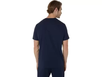 Camiseta ASICS com bordado espiral