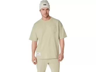 CAMISETA DE BOLSO RELAXADA DE PESADO
