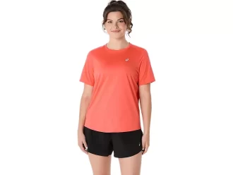 CAMISETA DE MANGA CURTA ASICS PRATA