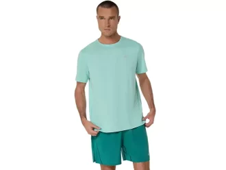 CAMISETA DE MANGA CURTA ASICS PRATA