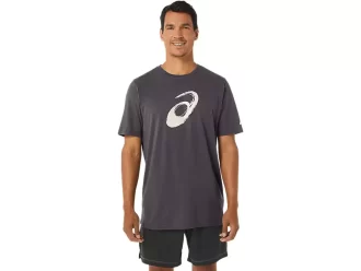 CAMISETA DE MANGA CURTA COM ESTAMPA DE PINCEL