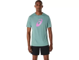 CAMISETA DE MANGA CURTA COM ESTAMPA DE PINCEL