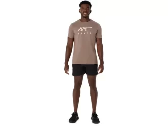 Camiseta de manga curta listrada da ASICS