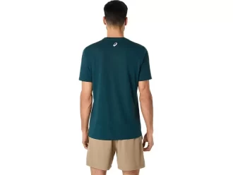Camiseta de manga curta listrada da ASICS