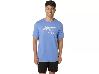 Camiseta de manga curta listrada da ASICS