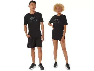 Camiseta de manga curta listrada da ASICS