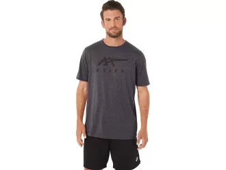 Camiseta de manga curta listrada da ASICS