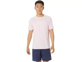 Camiseta de manga curta listrada da ASICS
