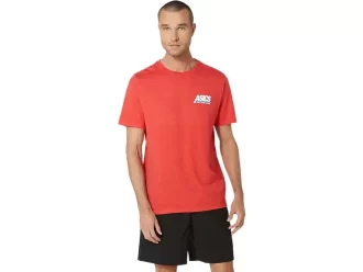 Camiseta de manga curta unissex ASICS SMSB 1977 RUN CLUB