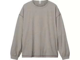 CAMISETA DE MANGA LONGA COM GOLA REDONDA