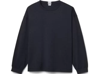 CAMISETA DE MANGA LONGA COM GOLA REDONDA
