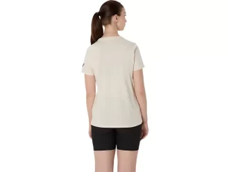 Camiseta feminina de manga curta com estampa floral da Asics